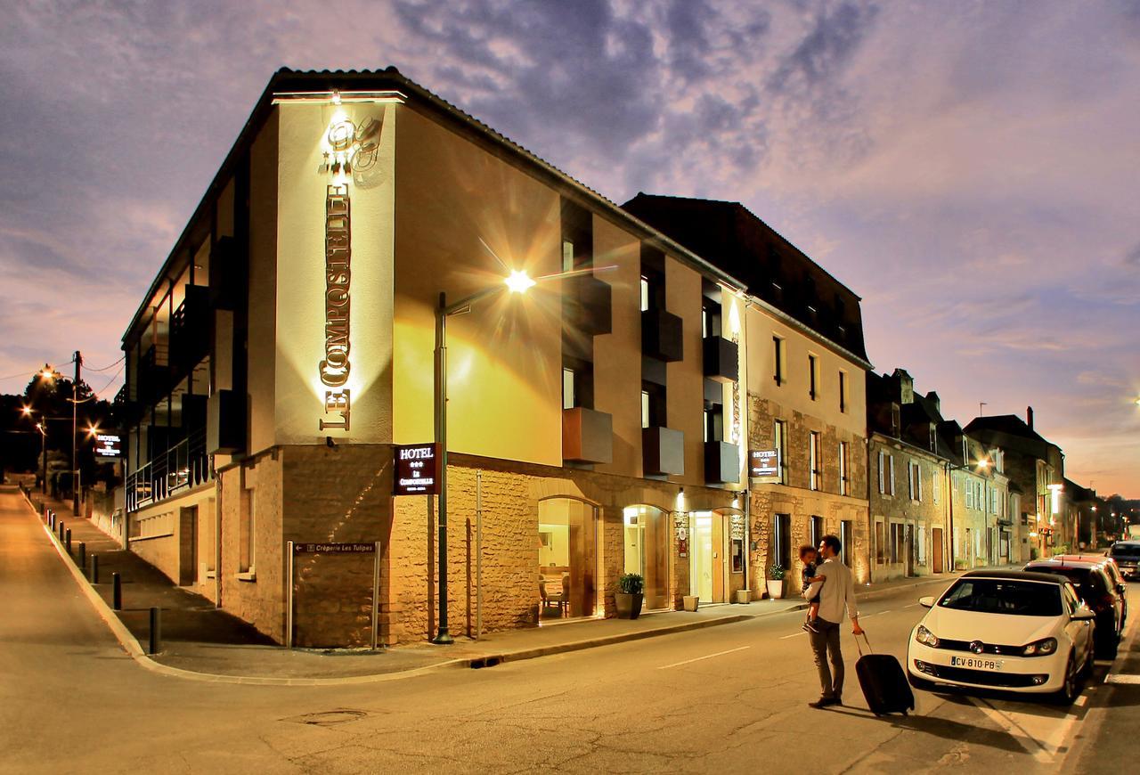 Hotel De Compostelle Sarlat-la-Caneda Bagian luar foto